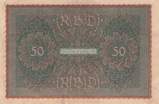 50 Mark 1919 ro.62b L